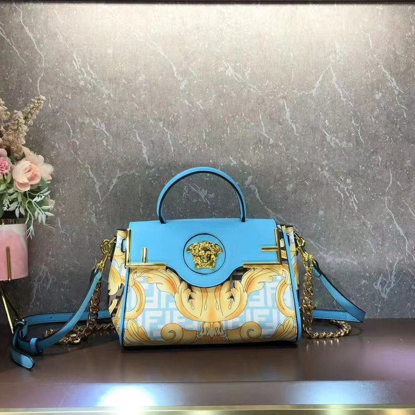 Versace x Fendi Fendace La Medusa Medium Top Handle Bag